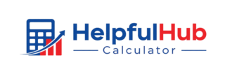 HelpfulHub Calculator logo with calculator icon and payment chart